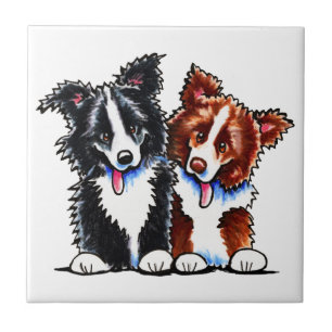 Border Collies Little League Tegeltje