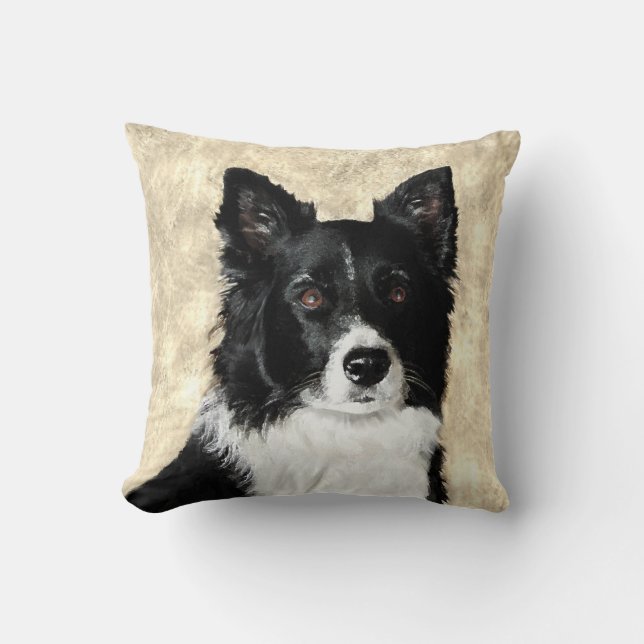 Border Collies Rock! Kussen (Voorkant)