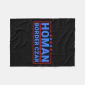 Border Czar Tom Homan Mega Support Fleece Deken (Voorkant (Horizontaal))