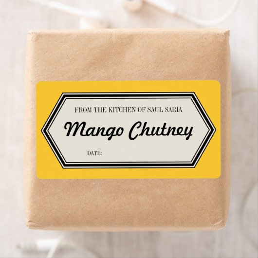  Border Home Canning Jar Label Sjabloon (Insitu)