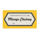  Border Home Canning Jar Label Sjabloon (Voorkant)