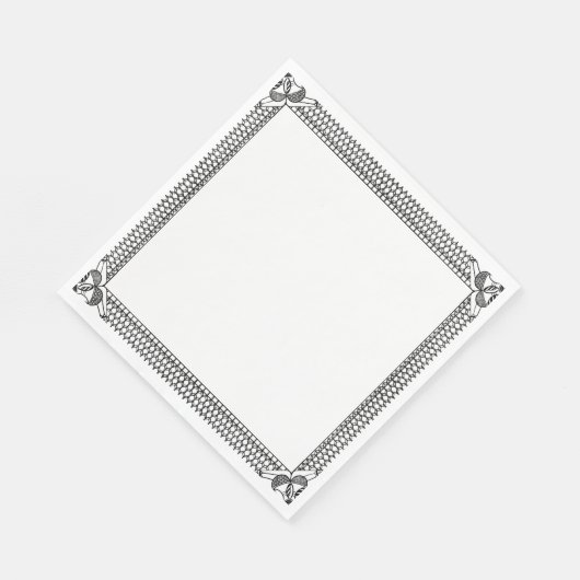 Border Lace servetten (Hoek)