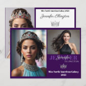 Border Pageant Essentials Autograph Comp Card Kaart (Voorkant / Achterkant)