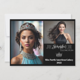 Border Pageant Essentials Autograph Comp Kaart