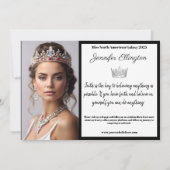 Border Pageant Essentials Autograph Comp Kaart (Achterkant)