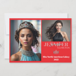 Border Pageant Essentials Autograph Comp Kaart