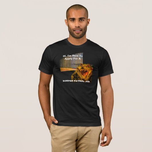 Border Patrol Alligator T-shirt (Voorkant volledig)