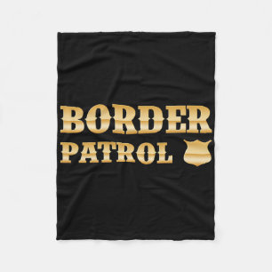 Border Patrol DIY Halloween Kostuum Fleece Deken