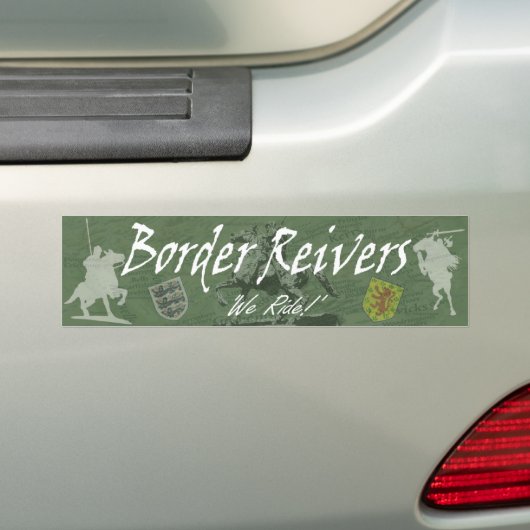 Border Reivers Bumpersticker (Op auto)