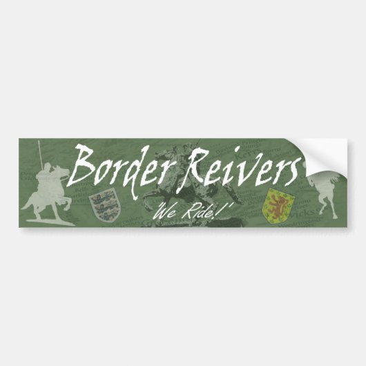 Border Reivers Bumpersticker (Voorkant)