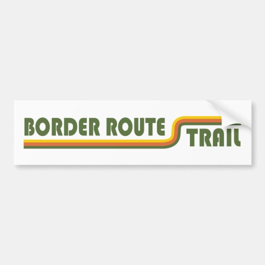 Border Route Trail Minnesota Bumpersticker (Voorkant)