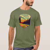 Border Route Trail Minnesota Kleuren T-shirt (Voorkant)