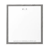 Border Shepherd Clan Tartan Pset Pattern Notitieblok (Voorkant)