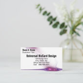 Border Streaks-Visitekaartje Visitekaartje (Staand voorkant)