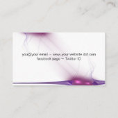 Border Streaks-Visitekaartje Visitekaartje (Achterkant)