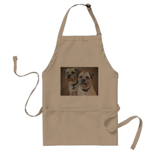 Border Terrier Apron Standaard Schort (Voorkant)