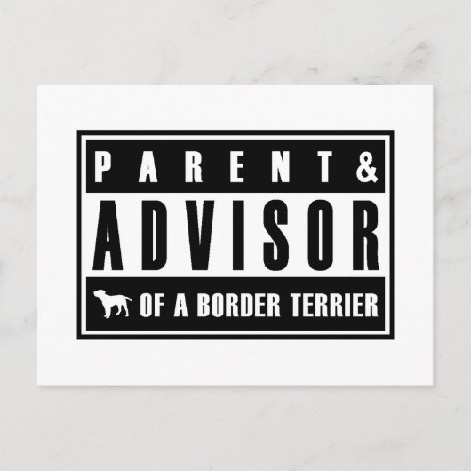 Border Terrier Briefkaart (Voorkant)