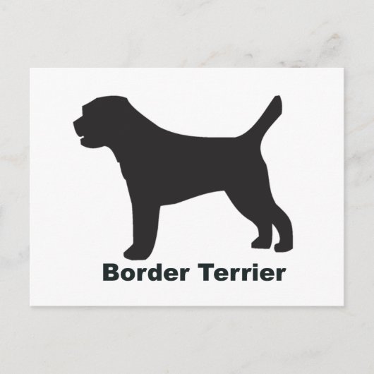 Border Terrier Briefkaart (Voorkant)