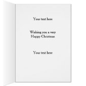 Border Terrier 'Cheese Tax' Christmas card (Binnen (Rechts))