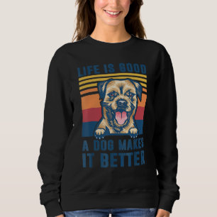 Border Terrier Dog Funny Dog Dad Mannen Women Trui