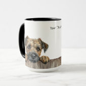 Border Terrier Dog Mok (Voorkant links)