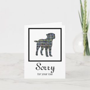 Border Terrier Dog Pet Sympathcard Kaart