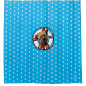 Border Terrier Douchegordijn (Voorkant)