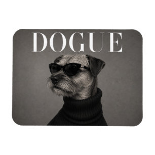 Border Terrier Editoriale Hond Portret Flexi Magne Magneet