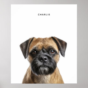 Border Terrier gepersonaliseerde print