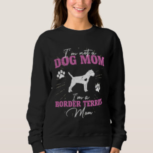 Border Terrier-hond Moeder voor vrouwen Poot Moede Trui