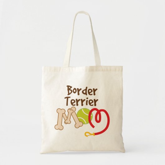 Border Terrier Hondenras Mam Cadeaus Tote Bag (Voorkant)