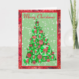 Border Terrier Hondenras Silhoutte Merry Kerstry Kaart