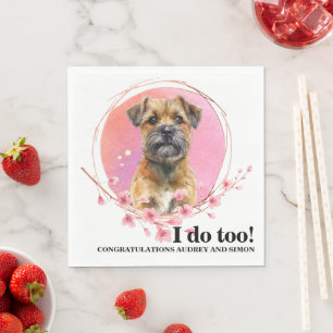 Border Terrier Ik Doe Ook Slaapmutsjes met Honden  Servet