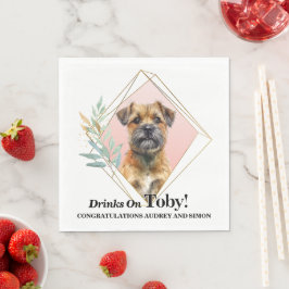 Border Terrier Ik Doe Ook Slaapmutsjes met Honden Servet