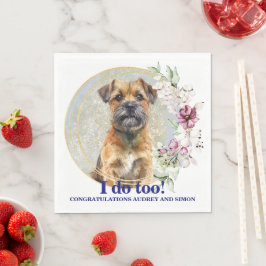 Border Terrier Ik Doe Ook Slaapmutsjes met Honden  Servet
