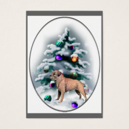 Border Terrier kerstcadeaus Visitekaartjes