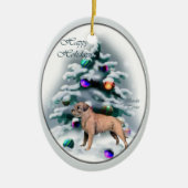 Border Terrier kerstcadeautjes Ornament (Voorkant)