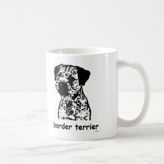 Border Terrier Koffiemok (Rechts)