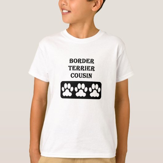 Border Terrier Neef T-shirt (Voorkant)