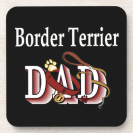Border Terrier Pa Bier Onderzetter