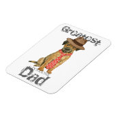 Border Terrier Pa Magneet (Linkerzijde)