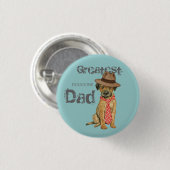 Border Terrier Pa Ronde Button 3,2 Cm (Voorkant /achterkant)