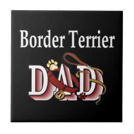 Border Terrier Pa Tegeltje