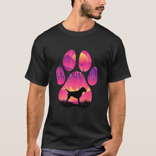 Border Terrier Poot Moeder Vader Hond Vrouwen Mann T-shirt (Voorkant)