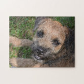 Border Terrier Portrait Legpuzzel (Horizontaal)