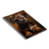 Border Terrier Puppy Notitieboek (Rechterzijde)
