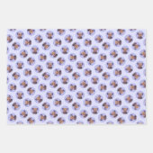 Border Terrier Schilderen Schattigee Originele Pet Inpakpapier Vel (Voorkant)