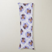 Border Terrier Schilderen Schattigee Originele Pet Lichaamskussen (Voorkant Verticaal)