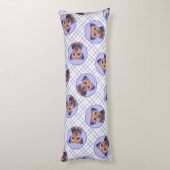 Border Terrier Schilderen Schattigee Originele Pet Lichaamskussen (Achterkant (Verticaal))