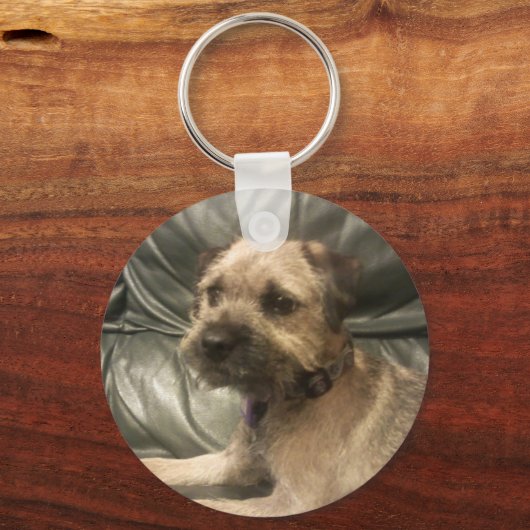 Border Terrier Sleutelhanger (Voorkant)